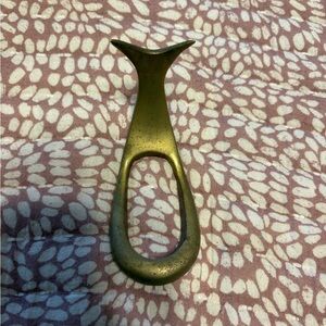 Elegant brass spoon rest